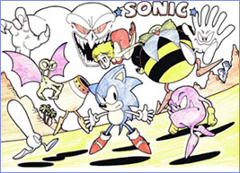 An alternative idea for a universe that Sonic could have been part of, had they not come up with a clearly much better one.