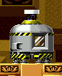 This capsule is found at the end of every third act. Press the button at the top to perform a final act of heroism by freeing the remaining animals trapped inside.