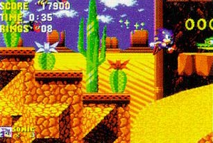The only known, mocked-up picture of the Desert Zone graphics.