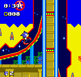 Sonic Pocket Adventure is made as a kind of watered down Sonic 2, here with Casino Night, err, I mean.. 'Cosmic Casino'.