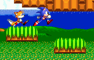 As per usual, small platforms will move back and forth across set distances, or fall downwards as soon as you step on them.