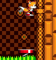 Springs are sometimes hidden in the ground, bouncing you up when you step over them. This frequently occurs in front of tall cave walls, providing you with an exit.