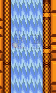 ..as it actually leads you down to a hidden extra life. You can walk through either wall here to get out.