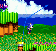 Take the spring up to a vertically moving platform up quite high on the right..