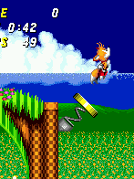 ..If you leave the d-pad alone while hurtling through the air, you'll land at another spring..