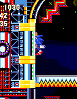 Sonic can get at it from the other side, just before the first main route checkpoint.