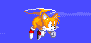 Double jump and keep tapping to make Tails airborne.