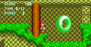 Knuckles' own separate Special Stage ring can be found in a small internal corridor on his starting route in S3&K.