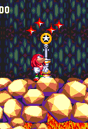 ..Jump into red and white stars to find your way into the Glowball Bonus Stage..
