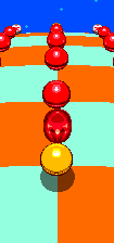 New to S&K is the yellow sphere, which is a spring that sends you right over the spheres in front of you.