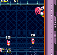 Glide into a wall from a certain distance as Hyper Knuckles, and you'll create a brief but powerful earthquake, smashing all enemies on screen!