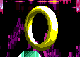 A huge ring, the Special Stage entrance, appears at the end of Zone 1 or 2 when you complete it with at least 50 rings.