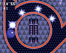 In the Futures, the tunnel features a loop in the middle. You might like to take a spin dash or peel out into it as far back as you can go before the entrance, in order to ensure success.