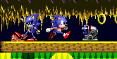 Easy one here, Metal Sonic is found right at the very starting point of the zone.